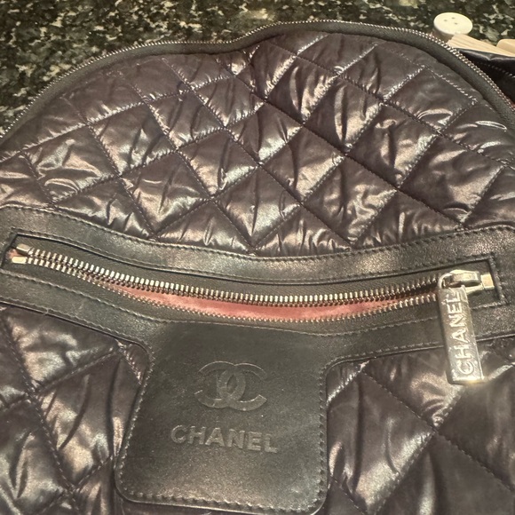 CHANEL Black Quilted Backpack - Picture 6 of 10